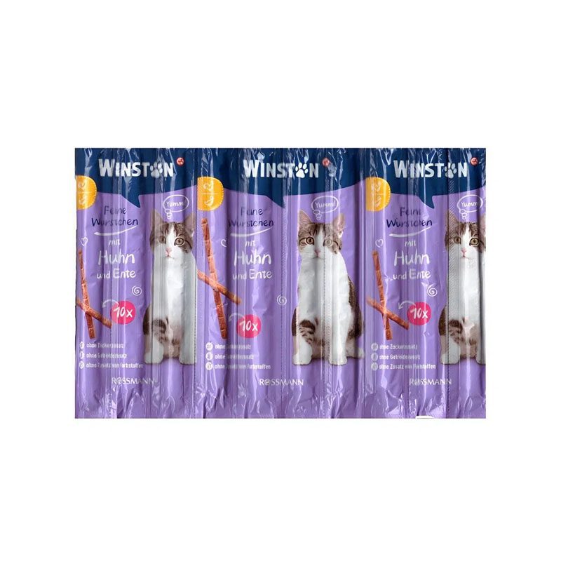 تشویقی مدادی وینستون با طعم مرغ و اردک